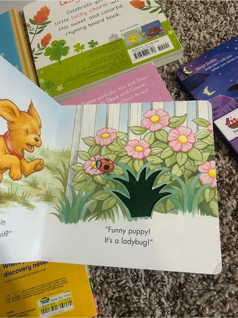 6 Assorted Kids Board Books Bundle Lot Children's Story Bundle